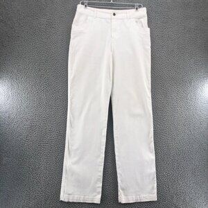 Christopher & Banks White Straight Leg Pants